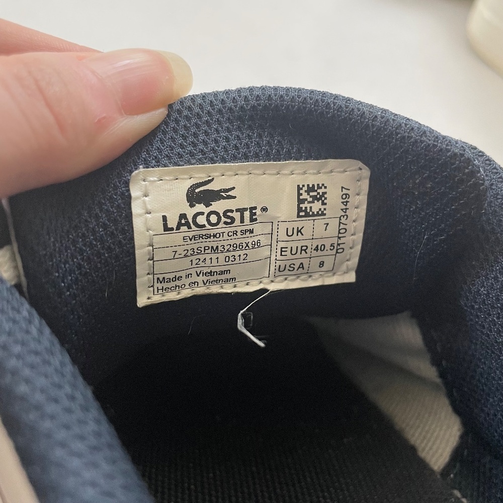 Lacoste Evershot Cr Spm Sneakers Size 8 View 6